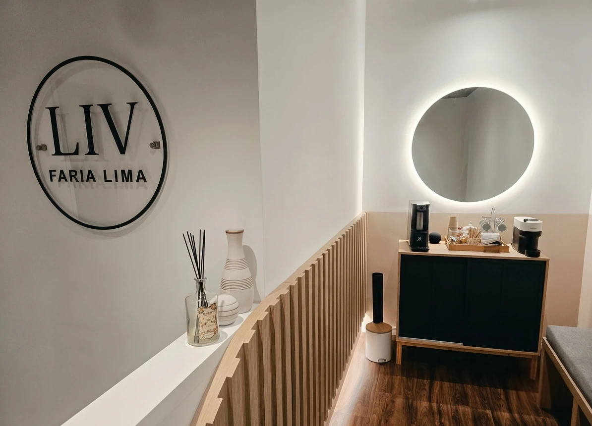 Ambiente da Clínica LIV Faria Lima